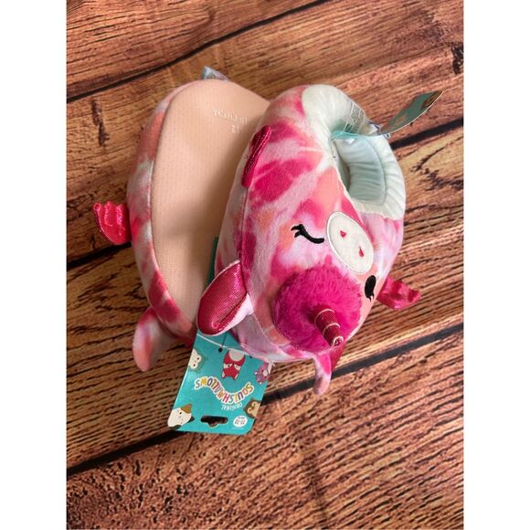 Squishmallows Shoes - Squishmallow Slippers For Winter Collection- By Jazwares Sz‎ 11-12 Girls Unicorn